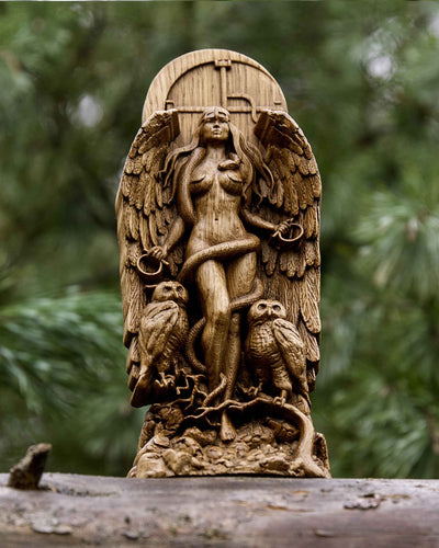 Lilith Wood Carved