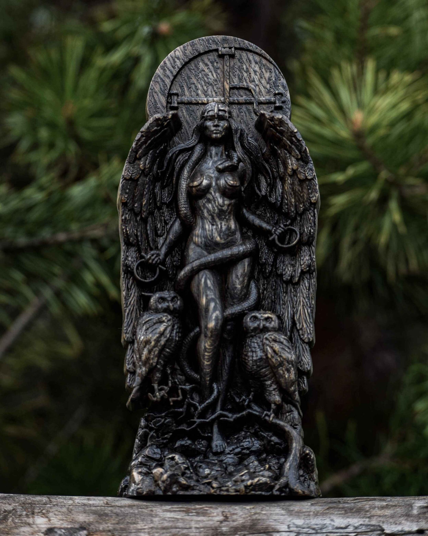 Lilith Wood Carved dark