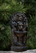 Load image into Gallery viewer, Brigid Goddess Dark Wiccan Statue
