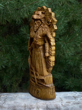 Load image into Gallery viewer, Ullr God Viking Wood Carved Statue
