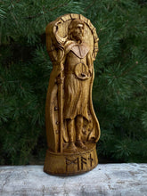 Load image into Gallery viewer, Mani Viking God Wood Carved Statue
