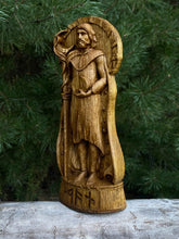 Load image into Gallery viewer, Mani Viking God Wood Carved Statue
