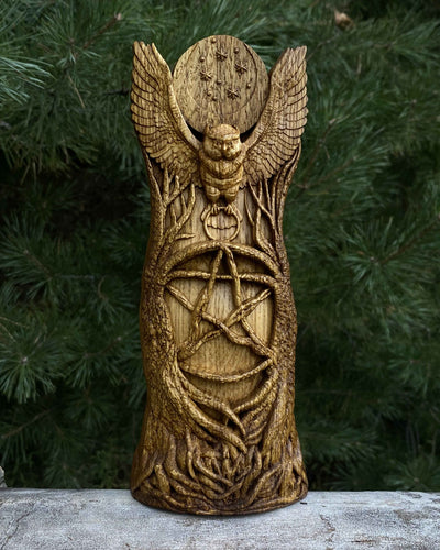 Hecate's Owl statue