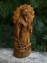 Load image into Gallery viewer, Ullr God Viking Wood Carved Statue
