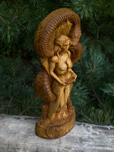 Load image into Gallery viewer, Sigun Viking Goddess Wood Statue
