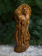 Load image into Gallery viewer, Mani Viking God Wood Carved Statue
