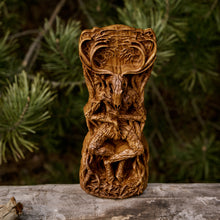 Load image into Gallery viewer, Wendigo Statue Altar Sculpture Witchcraft Paganism Dark Cernunnos
