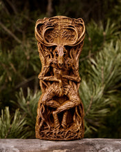 Load image into Gallery viewer, Wendigo Statue Altar Sculpture Witchcraft Paganism Dark Cernunnos
