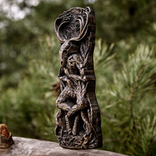 Load image into Gallery viewer, Wendigo Statue Altar Sculpture Witchcraft Paganism Dark Cernunnos
