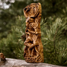 Load image into Gallery viewer, Wendigo Statue Altar Sculpture Witchcraft Paganism Dark Cernunnos
