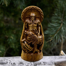 Load image into Gallery viewer, Tyr God Viking Wood Carved Statue
