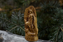 Load image into Gallery viewer, Skadi God Viking Wood Carved Statue
