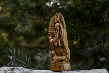 Load image into Gallery viewer, Skadi God Viking Wood Carved Statue
