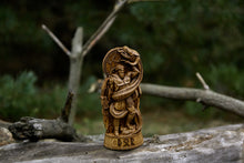 Load image into Gallery viewer, Thor God Viking Wood Carved Statue
